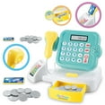 thumbnail image 4 of Simulated Supermarket Checkout Counter Role Cashier Register Toy (Green), 4 of 4