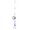 Blue, variant on Natural Crystal Suncatcher Wind Chime with Air Frame, Decorative Crystal Hanging Ornament for Home Window, Elegant Sun Catcher Wind Bell for Porch Patio, Bohemian Hanging Decor for Living Room