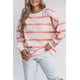 thumbnail image 4 of ABPHQTO Sudadera de mujer con hombros caídos a rayas, 4 of 5