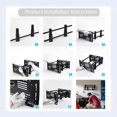 thumbnail image 4 of VPZMT Detachables Storage Detach Depot Wall Rack/Wall Mount Storage Rack Fits for Harley Tour-Pak All Models Touring Models Street Road Electra Glide Road King Softail, 4 of 8