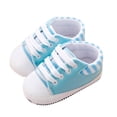 thumbnail image 2 of JINMGG Clearance Newborn Infant Baby Girls Crib Shoes Soft Sole Anti-slip Sneakers Bandage Shoes, 2 of 4