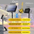 thumbnail image 4 of Cadena de luces solares Ucutely 115 pies 300 LED con control remoto 8 modos, 4 of 8