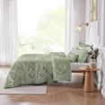 thumbnail image 2 of 4-Piece Velvet King/Cal King Duvet Cover Set Includes Throw Pillow, 2 of 14