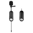 thumbnail image 1 of Micrófono Andoer Wireless Lavalier Lapel Mic Sistema de micrófono de clip recargable con conducción de ruido 20 metros de larga distancia de trabajo Compatible con teléfonos y cámaras para grabación d Andoer Micrófono, 1 of 7