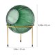 thumbnail image 3 of EeaseMX 1 florero decorativo de cristal con soporte de hierro para decoración del hogar., 3 of 7