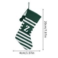 thumbnail image 3 of putnchl 26 Large Letters Christmas Red Socks Candy Boots Holiday Gift Bags Red Striped Christmas Stockings Christmas Tree Decoration Socks Decoration Bags 1PC, 3 of 3