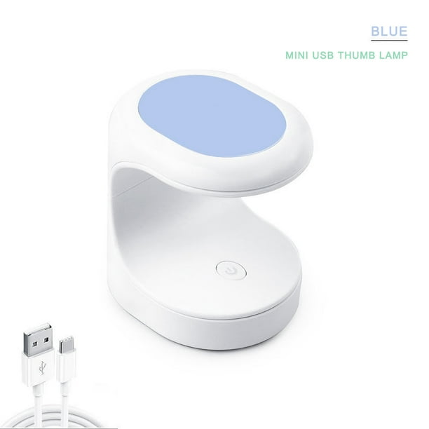 Xihbxyly Mini Lámpara de Uñas, Dispositivo de Fototerapia Portátil, Luz Led de Secado Rápido para Esmalte de Uñas, Diseño Compacto para Gel y Esmalte, Cuidado de Uñas En Casa, Ideal para Amantes de L