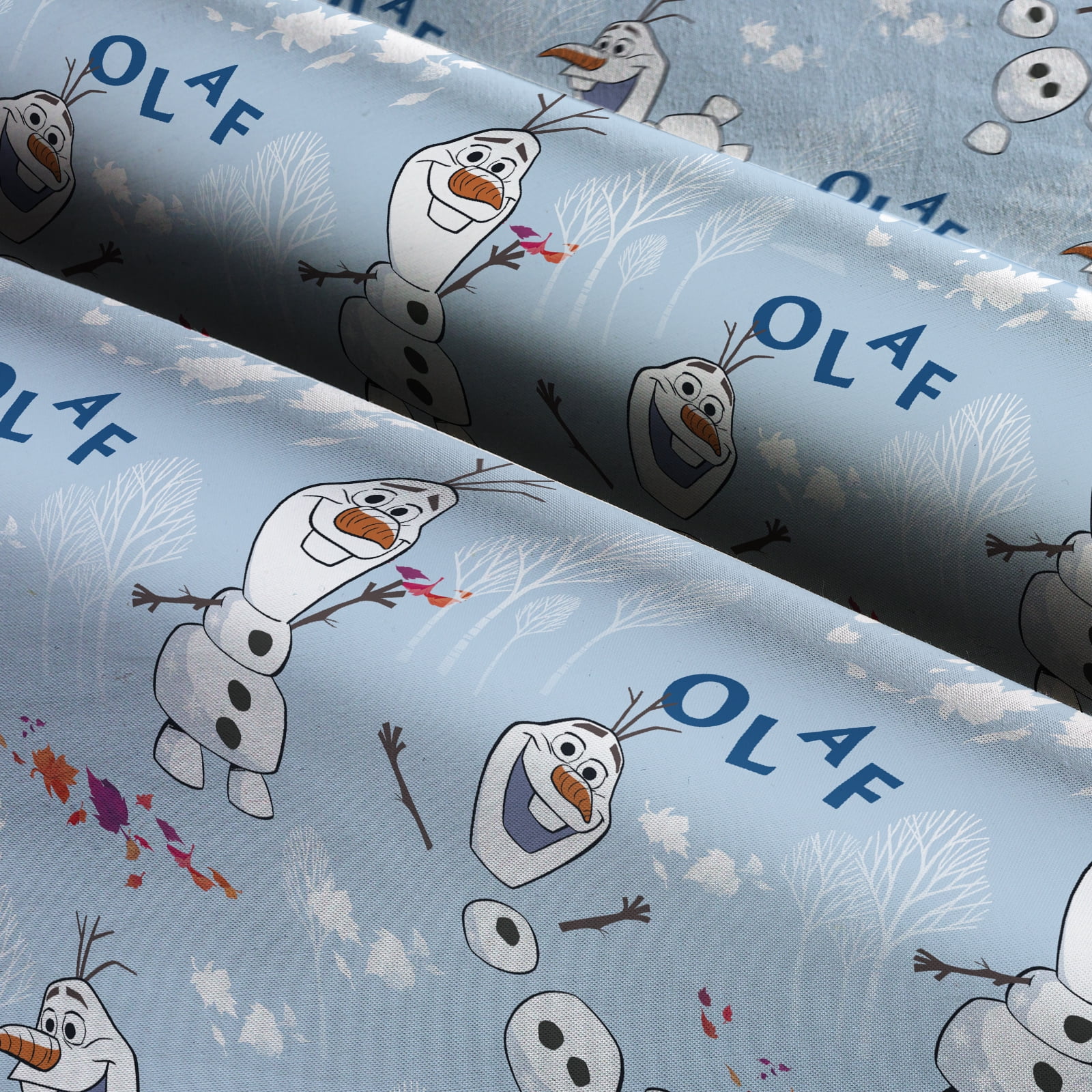 Springs Creative 43" Cotton Disney Frozen 2 Olaf Icon Toss Sewing & Craft Fabric by the Yard