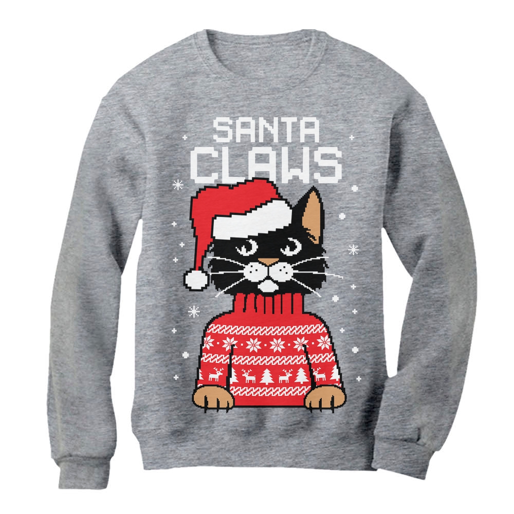 cat christmas hoodie