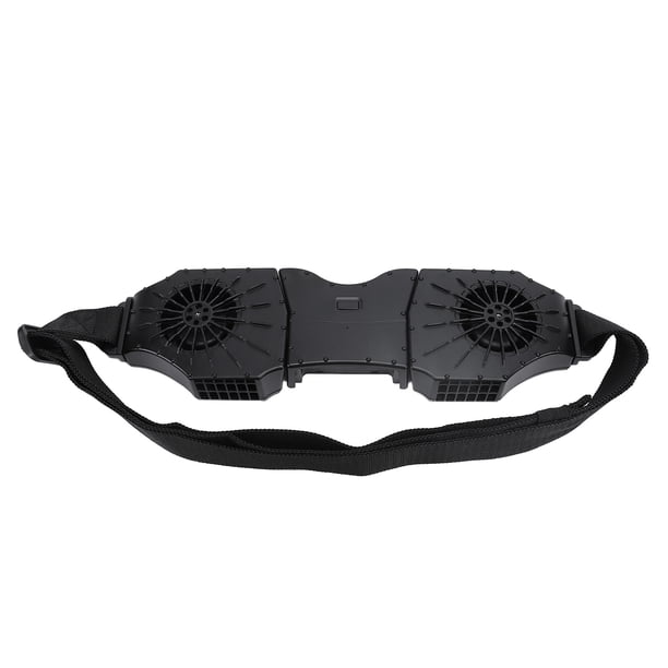Ventilador De Cintura Personal, Ventilador Dual Recargable Con Batería De 8000 MAh, 9 Horas De Trabajo, Motor Silencioso Sin Escobillas, Ventilador De Cintura Portátil Para
