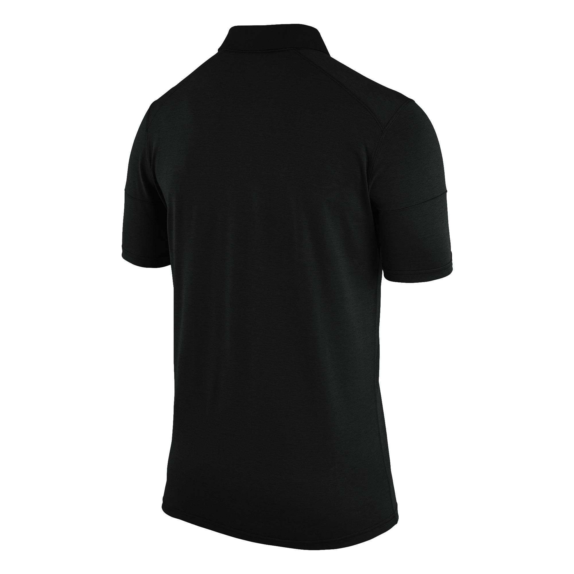 black dri fit polo