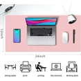 thumbnail image 5 of KY Desk Mat Large Protector Pad - Multifunctional Single-Sided Office Desk Pad,Smooth Surface Soft Mouse Pad, Waterproof Desk Mat for Desktop, Pu Leather Desk Cover for Office/Home(24" x 12inch"), 5 of 8