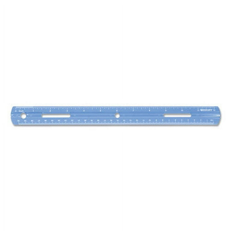 Plastic Ruler, Standard/Metric, 12 Plastic Ruler, Standard/Metric, 12