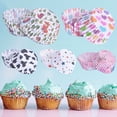 thumbnail image 4 of Gwong hogar 50 piezas de 100 ml de taza de hornear para hornear amplia aplicación de aluminio Foil Heart Forma Pastel desechable para casa para casa Gwong 21092359, 4 of 7