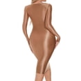 thumbnail image 4 of Vestido ajustado con escote redondo y manga larga para mujer, vestido para dormir, ropa de dormir sexy para fiestas rave, ropa de discoteca para mujer, 4 of 5