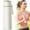 White, variant on Glass Water Bottle,Stainless Steel Insulated Water Bottle with Strap, 304 Gym Tumbler for Women - Large Capacity, Leak Proof, Hot & Cold, Vacuum Insulated for Running, Yoga, Travel, Office