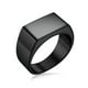 thumbnail image 1 of Anillos de joyería de acero inoxidable cuadrado Punk Hip Hop, Color negro, dorado y plateado, accesorios de joyería impermeables para hombres, regalos, 1 of 1