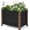 Gray, variant on Aluminum Planter Box 24"x16"x18", Modern Raised Garden Bed with Rounded Corners Anti-Cut Edging, Deep Design with Drainage Holes for Outdoor Patio Balcony, Gray