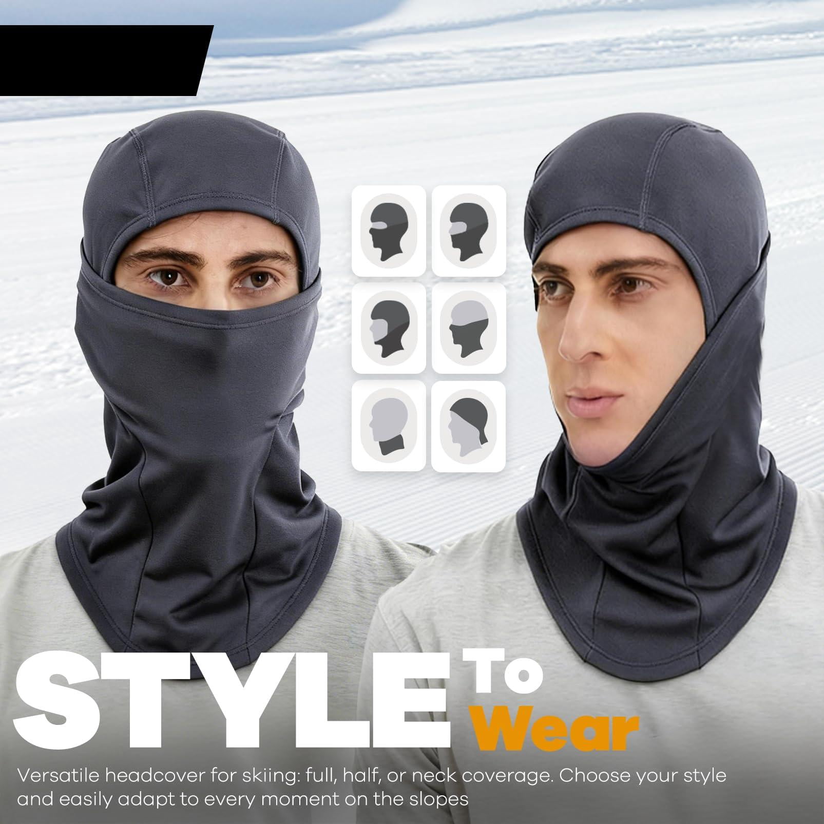 Ski Mask Balaclava Pro  Cold Weather Windproof Thermal Shiesty For Men/women