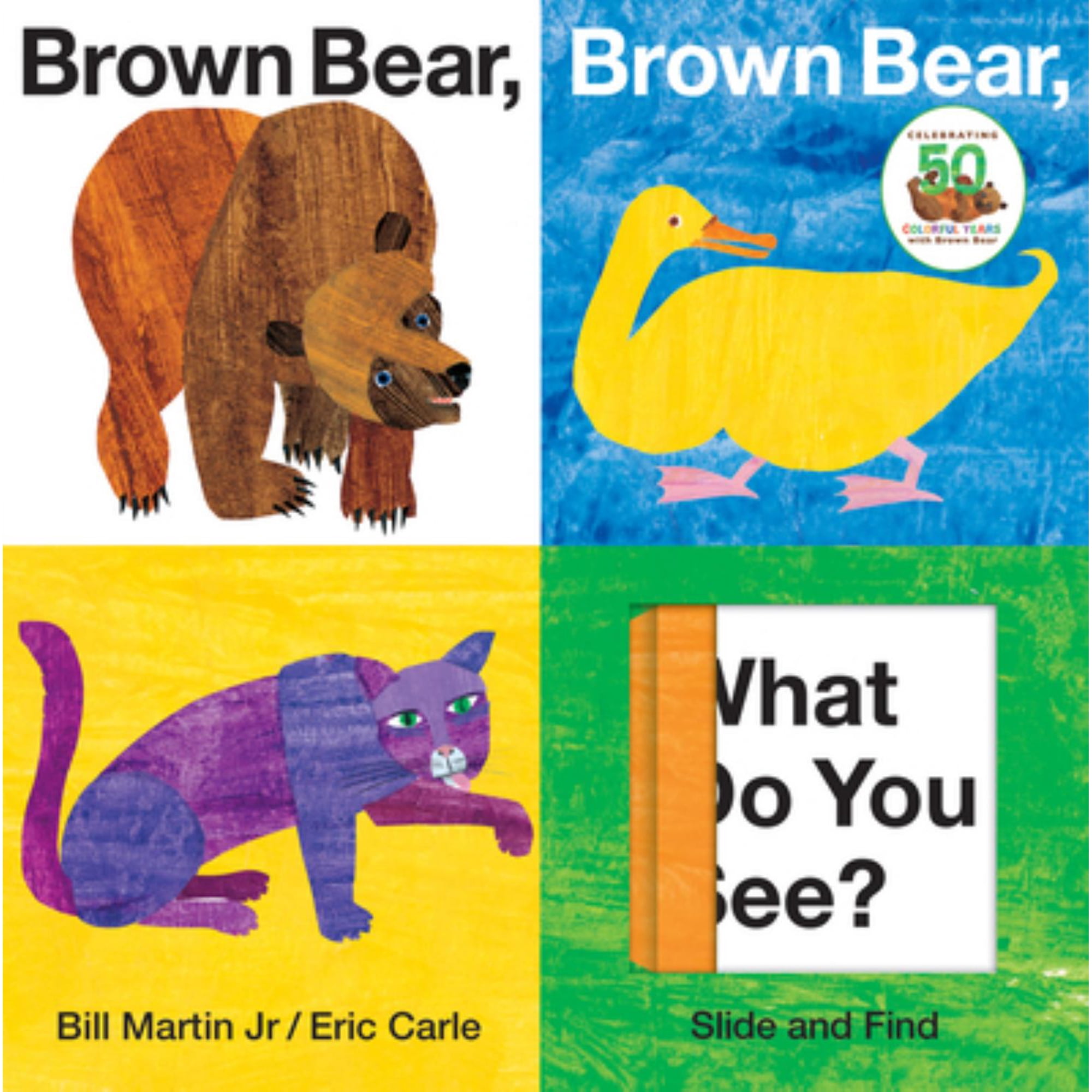Brown Bear, Brown Bear, What Do You See? Slide and Find: An Interactive Board Book Edition of the Classic Eric Carle Picture Book (Board Book)