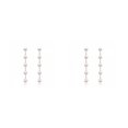 thumbnail image 1 of Minnieouse 1 Pair Pearl Earrings Long Chain Accessories Female Rings Daughter Anniversary Stud Personalized Gift Jewelry Ear Teens Women Ohrring 2piezas, 1 of 6