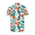 thumbnail image 4 of Mens Beach Shirts Summer Casual Graphic Hawaiian Shirt Short Sleeve Button Up Shirt, 4 of 4