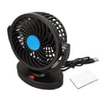 thumbnail image 1 of Ventilador de aire de refrigeración, ventilador de refrigeración para coche de 5 V, ventilador de refrigeración para coche, ventilador eléctrico para coche adaptado para la perfección, 1 of 8