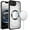 Black, variant on For Apple iPhone 16e Case, MagSafe Compatible Pattern Clear Transparent Rugged Hybrid Magnetic TPU Shockproof Armor Phone Cover (Black)