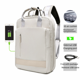 thumbnail image 1 of Mochila para computadora portátil con puerto de carga USB, impermeable, compacta, para negocios, mochila para estudiantes, 1 of 5