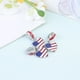 thumbnail image 4 of GOOHOCHY 10 pulseras con bandera americana, aleación, cadena de mano, joyería, pulsera de moda para mujeres, niñas y mujeres (Estados Unidos), 4 of 7