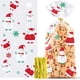 thumbnail image 1 of 100 bolsas de dulces de Navidad, bolsas de galletas, bolsas de celofán de Navidad, bolsas de celofán transparente para dulces, bolsa de regalo con lazos giratorios para (muñeco de nieve), 1 of 5