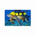 thumbnail image 5 of JML Non-Slip Microfiber & Rubber Doormat - Soft Entryway Rug for Home/Office (20"x32") - Easy Clean Door Mat for Indoor/Outdoor Use, Turtle and Fish, 5 of 5