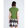 thumbnail image 3 of Free Assembly Women's and Women's Plus Cap Sleeve Tee, Sizes XS-4X, 3 of 5