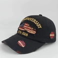 thumbnail image 2 of 250th Anniversary USA Hat Bald Embroidery Patriotic Baseball Cap Liberty 250 Year American Anniversary Hat,Dark Gray, 2 of 4
