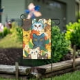 thumbnail image 6 of Cute Cats and Flowers Garden Flag 12"x18" Double-Sided Yard Flags for Outside Outdoor All Seasonal Decoration, 6 of 6
