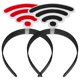 thumbnail image 4 of 2pcs Lightweight Comfortable Cloth WiFi Headbands Novelty Hairbands for Halloween Party Favors Year Photo Booth Props Unisex Adult Accessory, 4 of 5