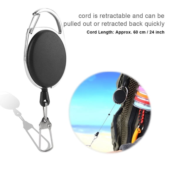 Greensen Fishing Retractor Stopper, Fishing Retractable Cord,Fishing Retractor Retractable Cord Tool Gear Keeper Stopper Holder