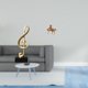 thumbnail image 2 of Figura de escritorio,Escultura de nota musical para escritorio,oficina,decoración del hogar,Figura de caballo,Adorno de caballo,escultura animal,decoración de escritorio,Figuras de caballos, 2 of 8