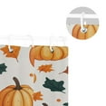 thumbnail image 5 of Yayeee Shower Curtain with Hooks 72"x72" Waterproof Fabric Bathroom Hanging Decor, Pumpkins Patten, 5 of 5