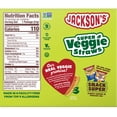 thumbnail image 2 of Jackson’s Super Veggie Straws with Sea Salt, Avocado Oil, Free of Top 9 Allergens, 0.75 oz, 10 Count, 2 of 5