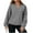 Gray, variant on Fall Fashion Must Haves Womens Basic Essential Long Sleeve Solid Color V Neck Pullover Sweatshirt Tops Soft and Comfortable Women Fall Clothes