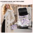 thumbnail image 3 of Pzuqiu Butterfly Floral Crossbody Leather Bags Women Metal Chain Strap Trendy Quilted Crossbody Purse for Women Exquisite Practical Leather Quilted Shoulder Bag for Daily Life, 3 of 7