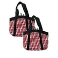 thumbnail image 2 of Large Stylish Fashion Tote, Reusable Eco-Friendly Grocery Bags (4 Pack), 2 of 2