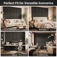 thumbnail image 6 of Easy4Home 4Pcs 48"x24" 3D Faux Stone Wall Panels Imitation Decorative Wall Tiles for Interior Wall Decor, Carbon Black, 6 of 9