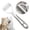 F, variant on Dematting Comb for Dogs and Cats, Undercoat Rake Pet Brush for Long Hair, Deshedding Dog Brush Removes Tangles Knots and Loose Fur, Grooming Tool for Thick Coats (White)