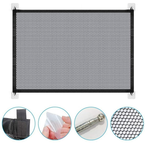 Dog Barriers, Magic Gate Foldable Dog Door Guard Door & Stair Guard for Babies, Dogs & Cats