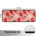 thumbnail image 5 of Kitchen Rugs Sets Of 2,Strawberry Plants Fruit Flower Heart Anti Fatigue Kitchen Mat Rugs Non Slip Washable,Decorative Kitchen Floor Mats for Kitchen,Sink,Laundry,17"x47"+17"x47", 5 of 5