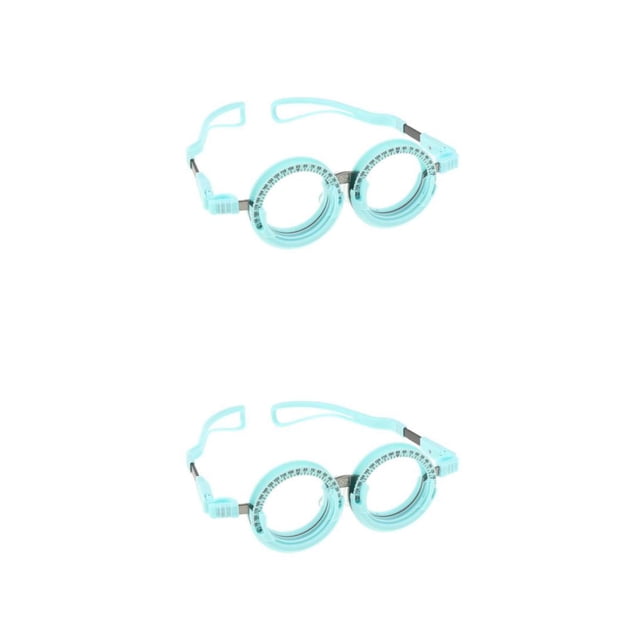 Dalazy Adult Optical Trial Lens Frame Eyeglasses Optometry Tool Optician Optic Blue 52mm 2Set
