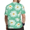 thumbnail image 3 of T Shirt For Men White Daisies Gym T-Shirt Summer Flowers Print Art Fun Harajuku Tee Shirt For Male P, 3 of 7