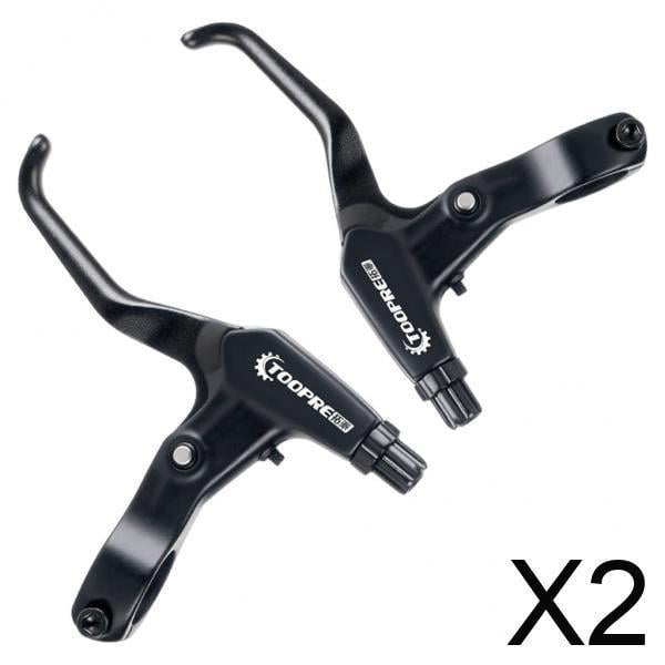 2 Palancas De Freno De Bicicleta De Aleación De Aluminio Para Niños, Palanca De Freno En V Para Bicicleta De Montaña, Color Negro